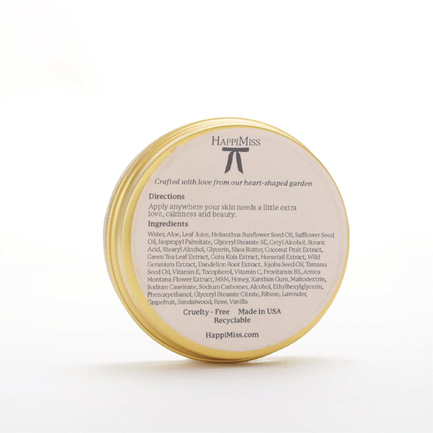 HappiMiss Lotion Tin 4 Oz