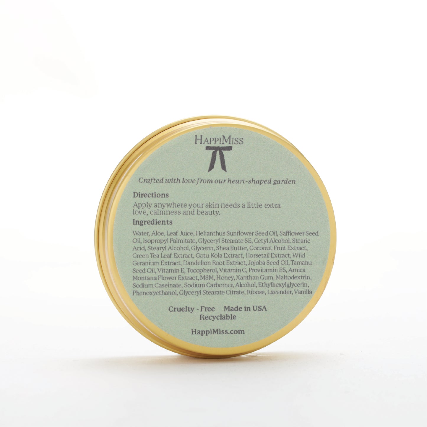 HappiMiss Lotion Tin 4 Oz