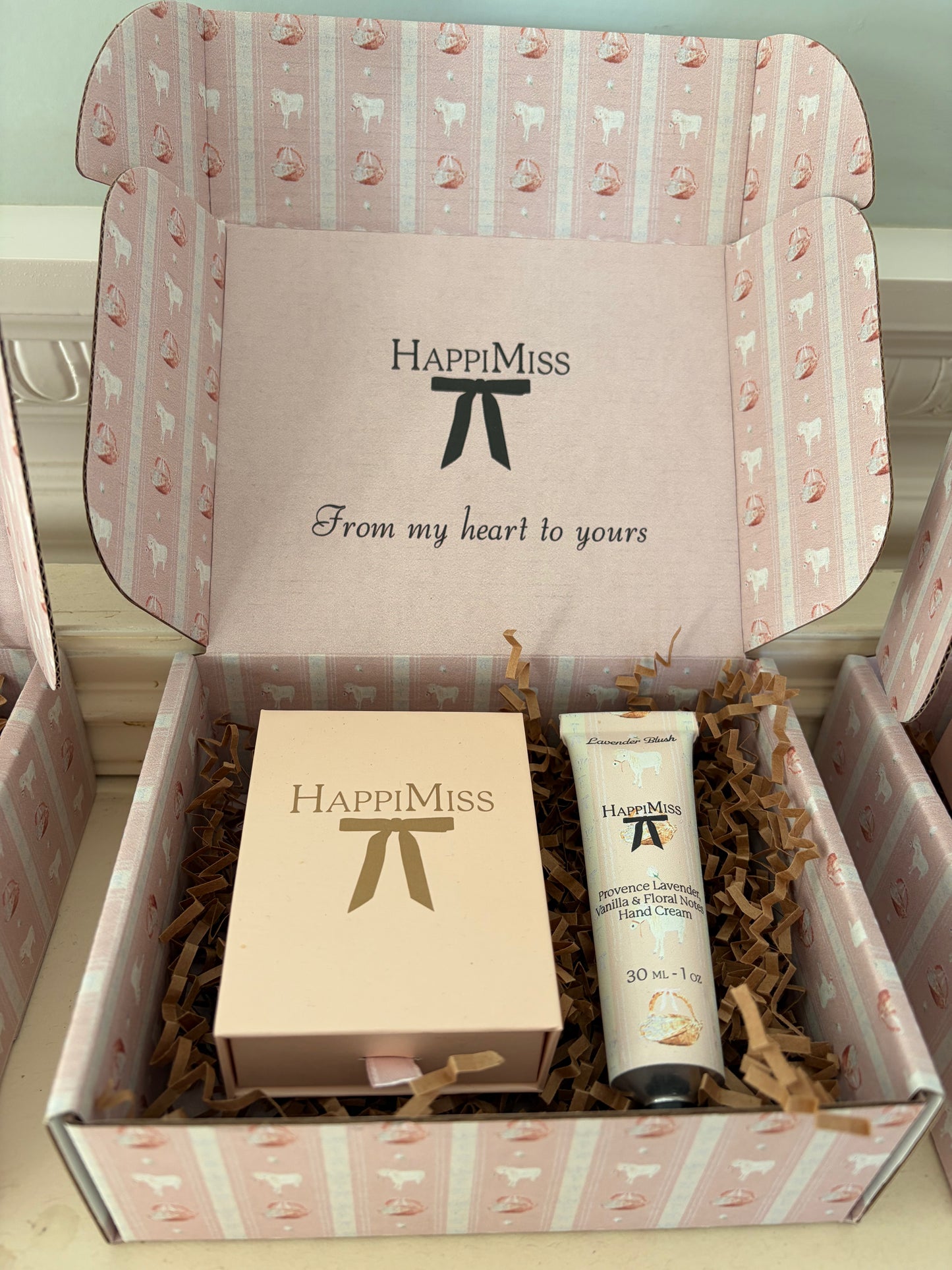 Rose Quartz Heart Perfume Necklace & Lotion Gift Set