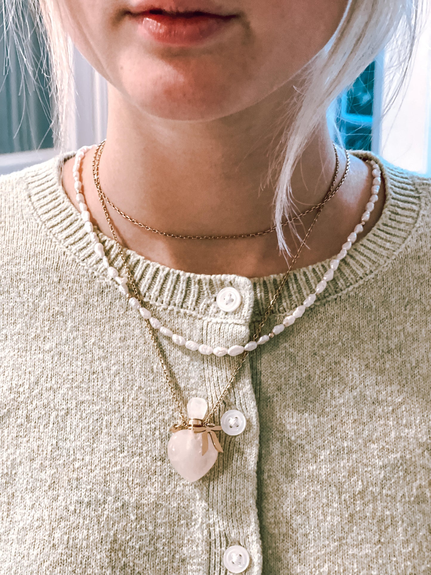 Perfume Heart Necklace